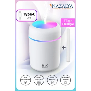 H2O 300 ml Ulrasonik Hava Nemlendirici ve Aroma Difüzörü