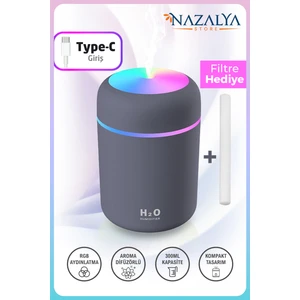 H2O 300 ml Ulrasonik Hava Nemlendirici ve Aroma Difüzörü