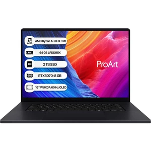 ASUS ProArt P16 H7606WP-ME022W AMD Ryzen AI 9 HX 370 64GB 2TB SSD RTX5070 Windows 11 Home 16" OLED Taşınabilir Bilgisayar