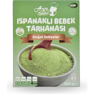 Aşçı Anne Ispanaklı Ek Gıda 250 gr Süt Alerjisi Olan Bebeklere