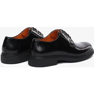 Erkek Siyah Hakiki Deri Oxford Ayakkabı 5K1KA18680