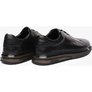 Erkek Siyah Hakiki Deri Ayakkabı 5K1UA64726