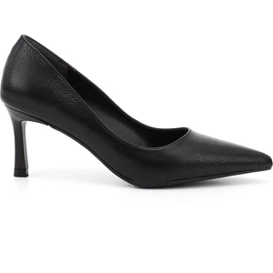 Kadın Siyah Sivri Burun İnce Topuklu Stiletto