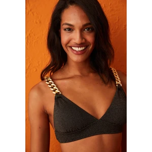 Siyah Audrey Bralette Bikini Üstü
