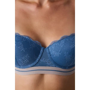 Bloom Lace Dantel Koyu Mavi Sütyen