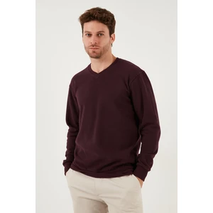 Pamuklu Regular Fit V Yaka Kazak Erkek Kazak 456202 V