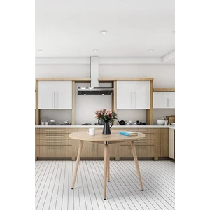 Bistro Yuvarlak Mutfak Masası | Yuvarlak Yemek Masası | Meşe