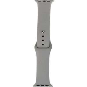 Apple Watch Se 3 (40MM) Uyumlu Klasik Silikon Kordon Gri