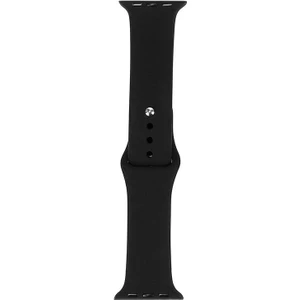 Apple Watch Se 3 (40MM) Uyumlu Klasik Silikon Kordon Siyah