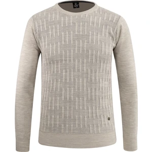 Erkek Sıfır Yaka Kazak Desenli Çelik Örgü Klasik Kalıp - 5202C