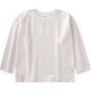 Mevsimlik Basic T-Shırt 8-14 Yaş Kırık Beyaz