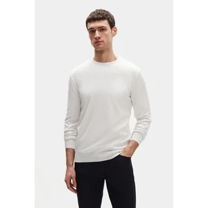 Ds Damat Regular Fit Ekru Tüylenme Yapmayan Bisiklet Yaka Triko Kazak 5HF06ORT12004
