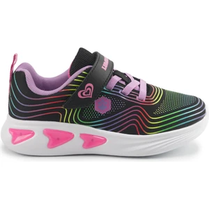 Raınbow 5pr Siyah Kız Çocuk Spor Ayakkabı