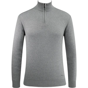 Erkek Fermuarlı Yarım Balıkçı Kazak Triko Düz Renk Klasik Kalıp - 5242B