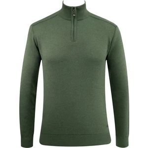 Erkek Fermuarlı Yarım Balıkçı Kazak Triko Düz Renk Klasik Kalıp - 5242B