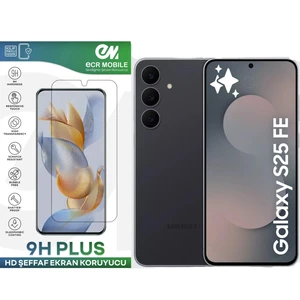 Samsung Galaxy S25 Fe ile Uyumlu Ekran Koruyucu 9h Esnek Nano Cam Şeffaf