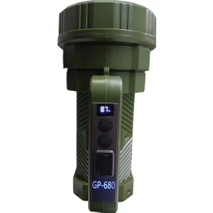 Gold Police GP-680 Şarjlı El Feneri | 100W Projektör – 7 Mod – 2000MAH – Powerbank Özelliği