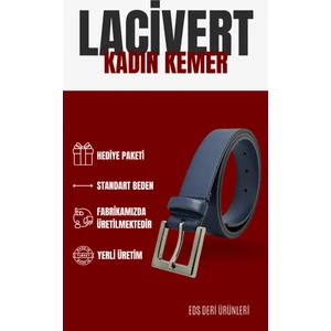Genuine Leather Company Eds Vegan Deri Kadın Kemer
