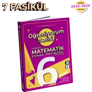 Matsev Yayıncılık 6.sınıf Matematik Öğreniyorum Serisi ( 7 Fasikül ) Soru Bankası