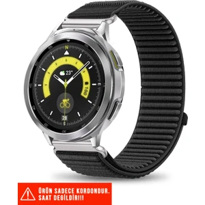 Samsung Galaxy Watch 46MM / Galaxy Watch 3 45MM / Gear S3 Uyumlu Spor Cırt Metal Tokalı Kordon 22MM