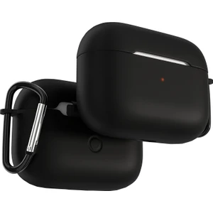 Apple Airpods Pro 2.nesil ile Uyumlu Esnek Silikon Koruyucu Kılıf + Askı Aparatı