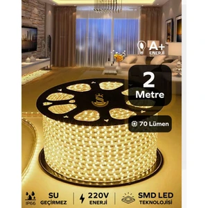 Hortum Esnek Serit LED Gün Isigi + 220V Fiş 1,2,3,4,5,10,15,20,25,50,100 Metre