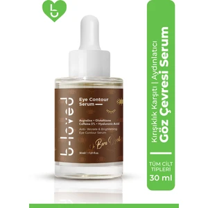 B Loved Göz Çevresi Serum | Kırışıklık Karşıtı ve Aydınlatıcı | Caffeine 5%, Argireline, Glutatyon, Hyaluronik Asit