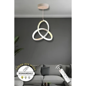 Alex White Kumandalı 3 Renk Modern Sarkıt LED Avize
