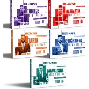 2026 Kpss Ders Notları Full Set Benim Hocam Yayınları
