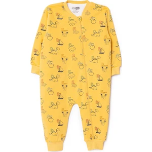 Hellobaby Erkek Bebek Uyku Tulumu Fermuarlı 1 Tog Bisiklet Yaka Uzun Kol Ribanalı