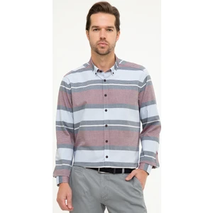 Pierre Cardin Erkek Bordo Slim Fit Gömlek 50219467-VR014