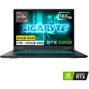 Gaming A16 3th Ryzen 7 260 24GB 1tb + 512GB SSD 8gb RTX5050 85W 16 Fhd+ 165Hz Freedos