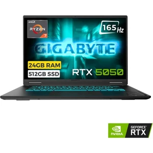 Gaming A16 3th Ryzen 7 260 24GB 512GB SSD 8gb RTX5050 85W 16 Fhd+ 165Hz Freedos