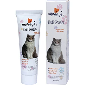 My Feo Şeker İlavesiz Kedi Maltı 100 gr Tüy Yumağı Önleyici Macun Yetişkin ve Yavru Kediler İçin