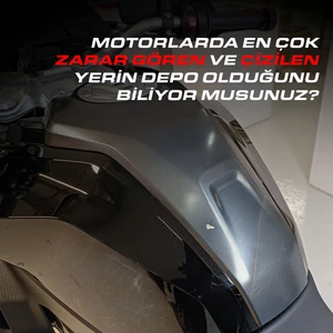 Honda CB500 Hornet 2025 ile Uyumlu Kaydırmaz 6d Karbon 17 Parça Tank Pad Seti GC28