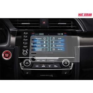 Honda Civic Fc5 Makyajlı Kasa Navigasyon ve Multimedya Uyumlu Mat Ekran Koruyucu