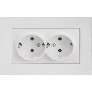 Rita Ikili Topraklı Priz Beyaz