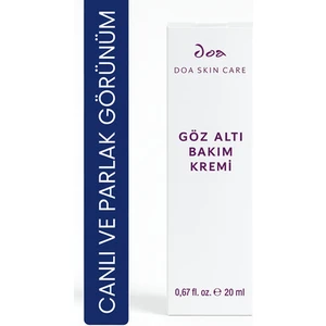 Göz Altı Bakım Kremi 20 ml Canlılık ve Parlaklık Veren Nazik Formül