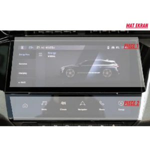 Peugeot 408 Gt Line 2022-2024 Navigasyon ve Mulimedya Uyumlu Mat Ekran Koruyucu