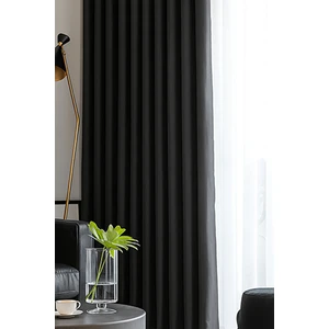 Antrasit Blackout, Işık Geçirmez, Karartma Perde, Pilesiz, Lüks, Tek Kanat, Güneşlik