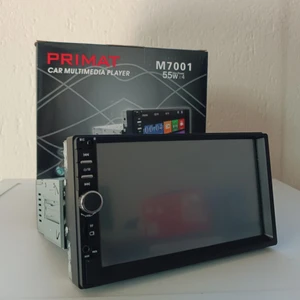 Primat şahin double Türkçe Menü Kısa Kasa Double Teyp 7inç Bluetooth USB Sd + 2 Yıl Garantili