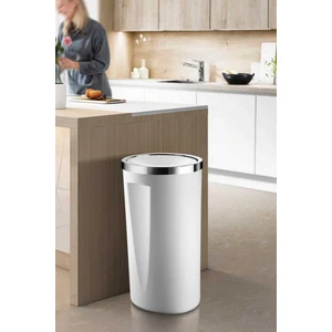 Lenox Çöp Kovası Beyaz 35lt