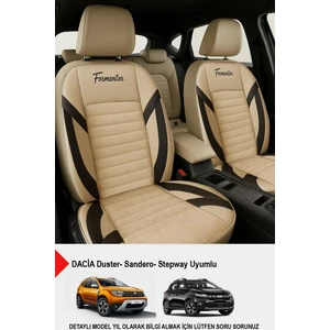 Formentor Tay Tüyü Oto Koltuk Kılıfı (Dacia Sandero-Stepway-Duster Uyumlu)