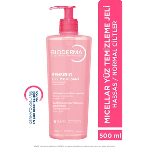Sensibio Foaming Gel Hassas ve Normal Ciltler Durulanan Micellar Yüz Temizleme Jeli 500 ml