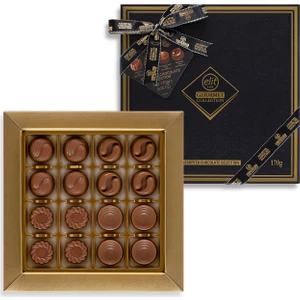 Elit Çikolata Gourmet Collection Spesiyal Çikolata Siyah Kutu 170g Glutensiz