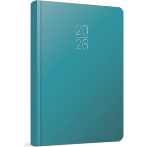 Gıpta 2026 Günlük Çizgili Ajanda 17X24 cm 107-ECK Turkuaz