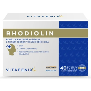 Rhodiolin Rodiola Kök Ekstresi Içeren Takviye Edici Gıda 40 Kapsül