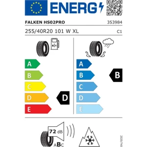 255/40R20 101W Xl Eurowınter HS02 Pro 2025 Üretim Kış Lastiği
