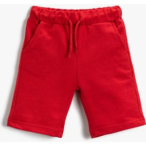 Erkek Çocuk Basic Şort Beli Bağcıklı Cepli