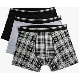 Erkek Pamuklu 2'li Basic Boxer Set